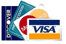Visa / Mastercard / Discover / American Express
